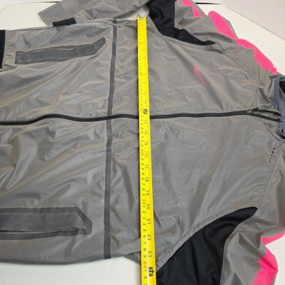 Nike, Grey and Pink Windbreaker, Unisex, XL - Picture 6 of 7